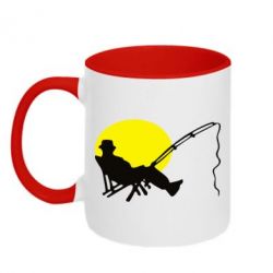 Чашка двокольорова Рибак