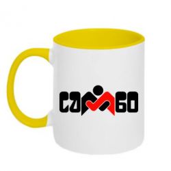 Чашка двухцветная 320ml Самбо - PrintSalon