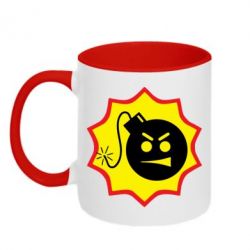 Чашка двухцветная 320ml Serious Sam - PrintSalon