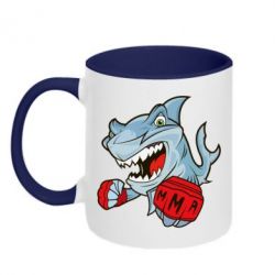 Чашка двокольорова Shark MMA - PrintSalon