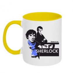 Чашка двухцветная 320ml Sherlock (Шерлок Холмс) - PrintSalon