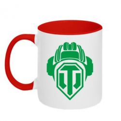 Чашка двокольорова Шолом WOT