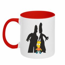Чашка двухцветная 320ml Simpsons