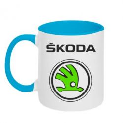 Чашка двокольорова Skoda Bird-PrintSalon Чашка двокольорова Skoda Bird