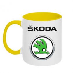 Чашка двокольорова Skoda Logo 3D-PrintSalon Чашка двокольорова Skoda Logo 3D