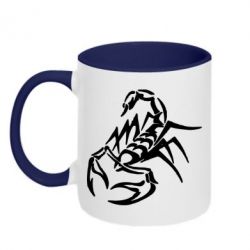 Чашка двухцветная 320ml скорпион 2 - PrintSalon