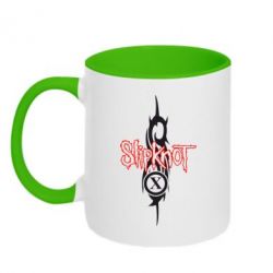 Чашка двухцветная 320ml Slipknot Music - PrintSalon