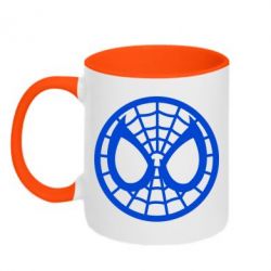 Чашка двокольорова Спайдермен лого - PrintSalon