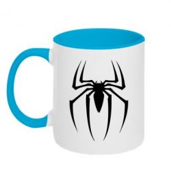 Чашка двухцветная 320ml Spider Man Logo - PrintSalon