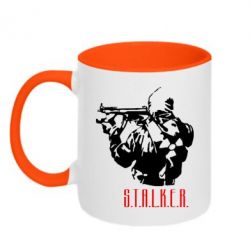 Чашка двокольорова Stalker - PrintSalon