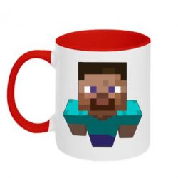Чашка двокольорова Steve from Minecraft
