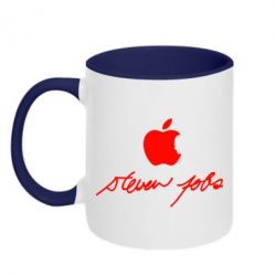Чашка двокольорова Steve Jobs