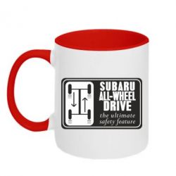 Чашка двокольорова Subaru All-Wheel