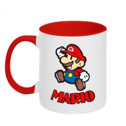 Чашка двухцветная 320ml Супер Марио