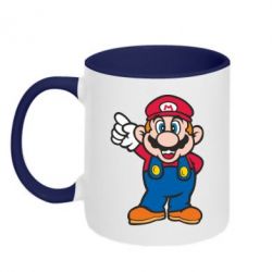 Чашка двухцветная 320ml Супер Марио
