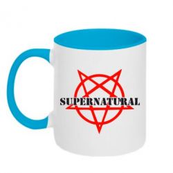 Чашка двухцветная 320ml Supernatural - PrintSalon