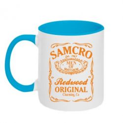 Чашка двокольорова Сини Анархії Samcro - PrintSalon