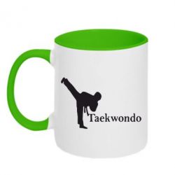 Чашка двокольорова Taekwondo - PrintSalon