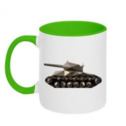 Чашка двокольорова Танк - PrintSalon