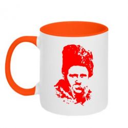 Чашка двухцветная 320ml Тарас Григорович Шевченко - PrintSalon
