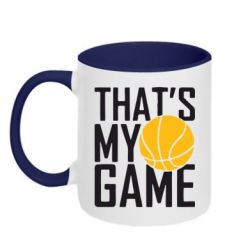 Чашка двокольорова that's My Game - PrintSalon