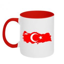 Чашка двокольорова Turkey