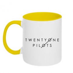 Чашка двухцветная 320ml Twenty One Pilots - PrintSalon