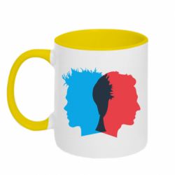 Чашка двокольорова Tyler Durden & Jack - PrintSalon