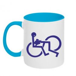 Чашка двокольорова задоволення