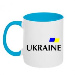 Чашка двокольорова FLAG UKRAINE - PrintSalon