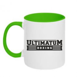 Чашка двухцветная 320ml Ultimatum Boxing - PrintSalon
