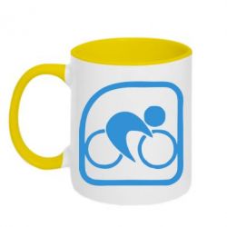 Чашка двокольорова Велоспорт - PrintSalon