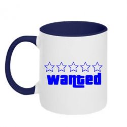 Чашка двухцветная 320ml Wanted - PrintSalon