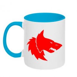 Чашка двухцветная 320ml Warhammer Space Wolf - PrintSalon