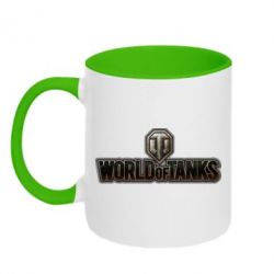 Чашка двокольорова World Of Tanks Logo - PrintSalon