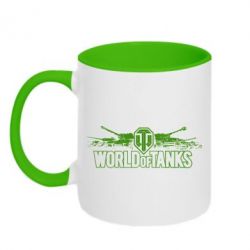 Чашка двухцветная 320ml World of Tanks - PrintSalon