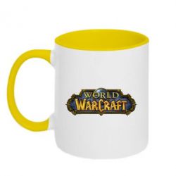 Чашка двокольорова Wow Logo - PrintSalon