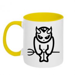 Чашка двокольорова Я завжди злий