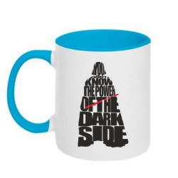 Чашка двухцветная 320ml You don't know the power of the dark side - PrintSalon