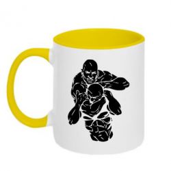 Чашка двухцветная 320ml Захват - PrintSalon