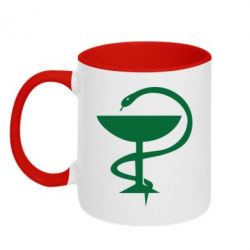 Чашка двухцветная 320ml Здравоохранение - PrintSalon