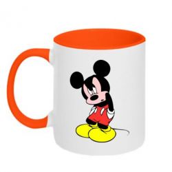 Чашка двокольорова Злий Міккі Маус - PrintSalon