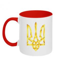 Чашка двухцветная 320ml Золотий герб - PrintSalon