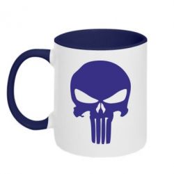 Чашка двокольорова Зубастий череп