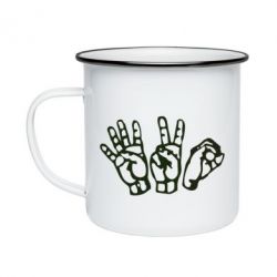 Кружка емальована 4:20 (чотири двадцять) - PrintSalon