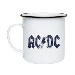 Кружка эмалированная AC/DC Logo - PrintSalon