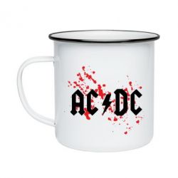 Кружка емальована ACDC - PrintSalon