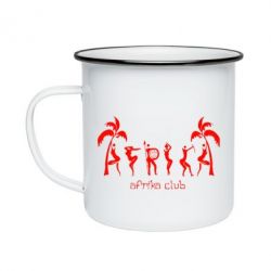 Кружка емальована Africa Club - PrintSalon