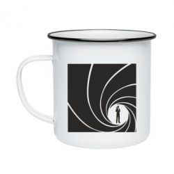 Кружка емальована агент 007 - PrintSalon