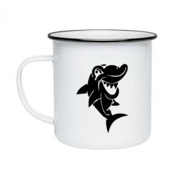 Кружка эмалированная Акулка - PrintSalon